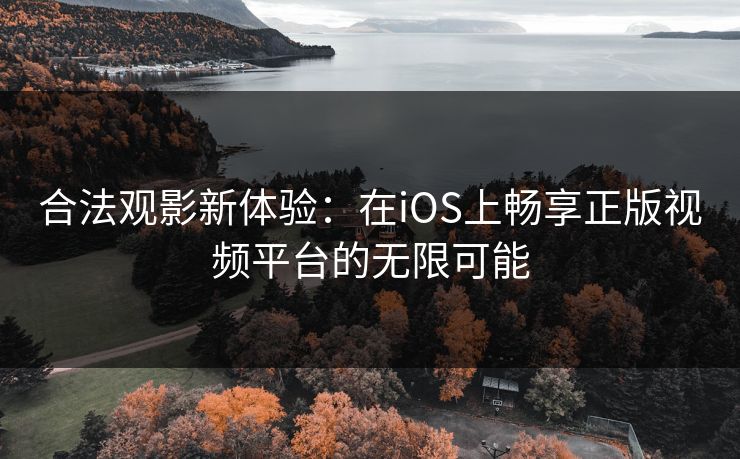 合法观影新体验：在iOS上畅享正版视频平台的无限可能
